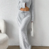 S6efd1bdc0fab440ba88e3f896199b27bN.png Women’s Knitted Crop Top & Pants Set