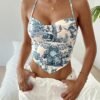 Women’s Summer Slim Cami Crop Top