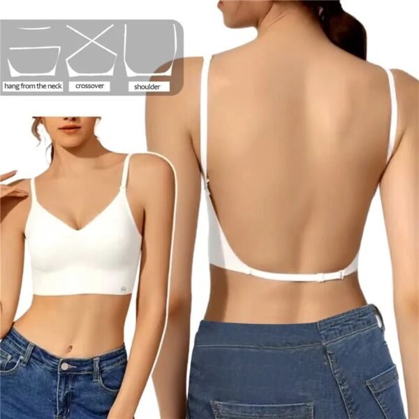 Invisible Backless Push-Up Bra