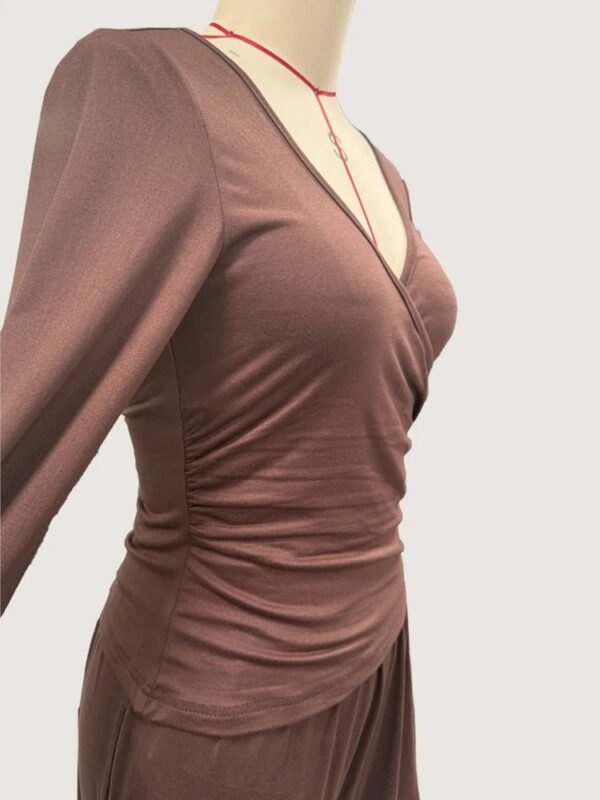 S77388bbbb48842649a1ea0f60c8ff615M.jpg Women’s Long-Sleeve Wide-Leg Pants Set