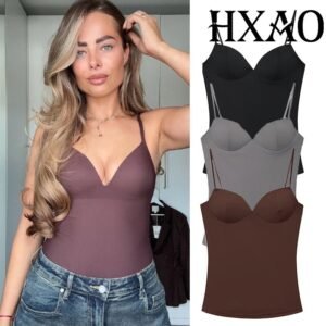 Women’s Backless Corset Crop Top
