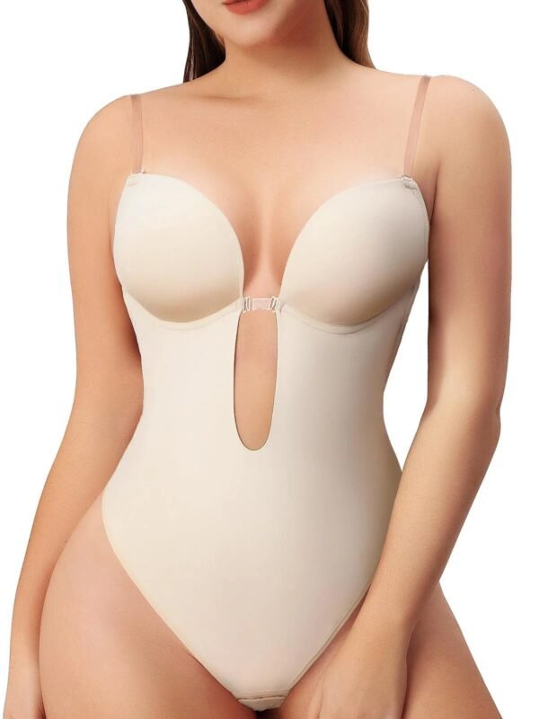 S77e9b7b712f249a1aff406f22e20efa6e.jpg Deep V Backless Sculpting Shapewear Bodysuit