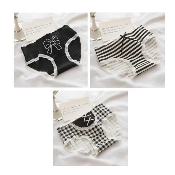S7b9b70d6303346d5b054aade81e4e4118.jpg 3-Piece Lace Trim Cotton Briefs