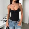 S7ebb00e9231a4d0aad47297714b329bfe.jpg Women’s Deep U-Neck Strap Bodysuit