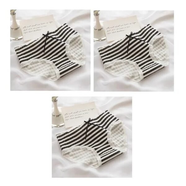 S813353ce9e694b55aa1cb41d862430eeX.jpg 3-Piece Lace Trim Cotton Briefs