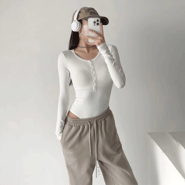 Women’s Long-Sleeve Basic Bodysuit