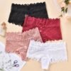 S847125e357984cee81fc2c5450a24716u.jpg Women’s Lace Cotton Breathable Briefs