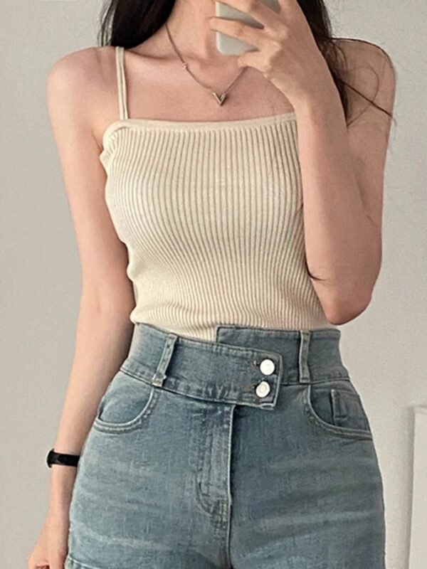 Women’s Backless Halter Crop Top