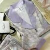Women’s Green Satin Pajama Set