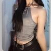Women’s Y2K Harajuku Crop Tank Top