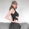SylCue Irregular Hollow-Out Bodysuit