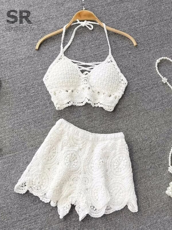 S8b79e786c4fc41cdb10e5db833846a34A.jpg Women’s Knit Backless Cami & Shorts Set