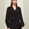 Women’s V-Neck Blazer & Casual Pants Set