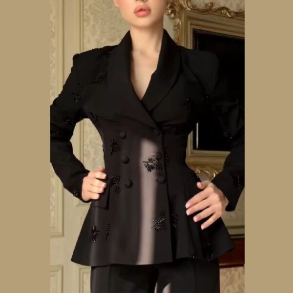S8e4154094e6f485badb0411d0bcb59a2f.jpg Women’s Beaded Blazer & Wide-Leg Suit