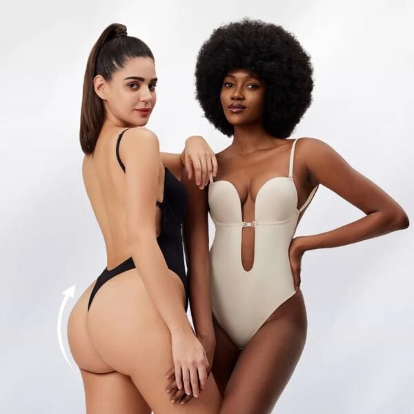 S9123ba87b43a48f586b536c6496bc95cD.jpg Deep V Backless Sculpting Shapewear Bodysuit
