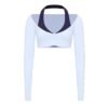 Women’s Long-Sleeve Halter Yoga Set