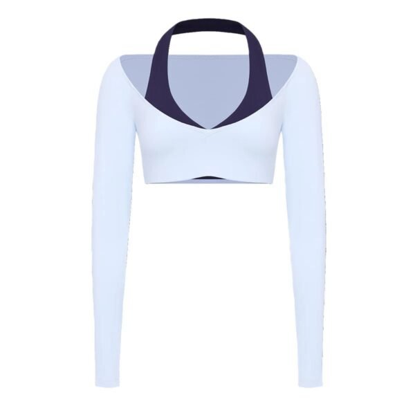 Women’s Long-Sleeve Halter Yoga Set