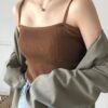 Women’s Backless Halter Crop Top
