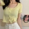 S94209b9916b6433fbda1d59b9beb8443L.jpg Women’s Korean Lace Button Crop Cardigan