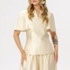Women’s V-Neck Top & Wide-Leg Pants Set