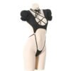 S94e5d4027a524d88a8fb8c60178b8650H.jpg Backless Strappy Bandage Bodysuit