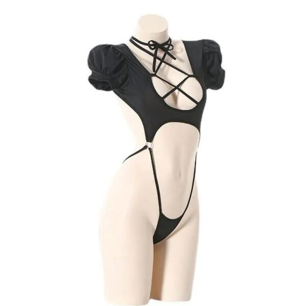 S94e5d4027a524d88a8fb8c60178b8650H.jpg Backless Strappy Bandage Bodysuit