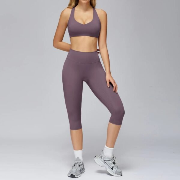 S97bcefc5057b42c3bd5ebd9b25c09971T.jpg Women’s High-Waist Yoga Sports Set