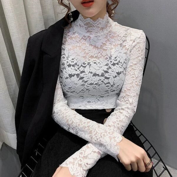 S997ebe23f4b243efb23c272cf269eb1aO.jpg Women’s Floral Lace Petal-Sleeve Top