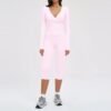 Women’s Deep V Yoga & Flare Pants Set