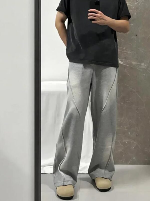 Men’s Y2K Pleated Straight Pants