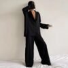 Women’s Silk Lace Pajama Set