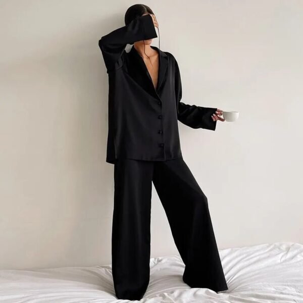 Women’s Silk Lace Pajama Set