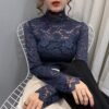 S9fb03c7eede04d938002e1f236c1b67eD.jpg Women’s Floral Lace Petal-Sleeve Top