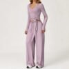 Women’s Long-Sleeve Yoga & Gym Set