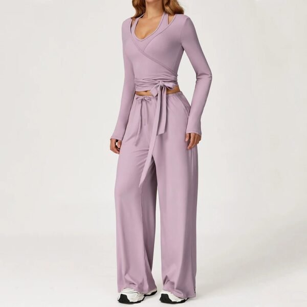 Women’s Long-Sleeve Yoga & Gym Set