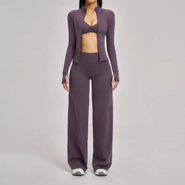 Sa6b6881dc5c4417daced8bb45995ad52U.jpg Women’s Long-Sleeve Yoga & Leggings Set