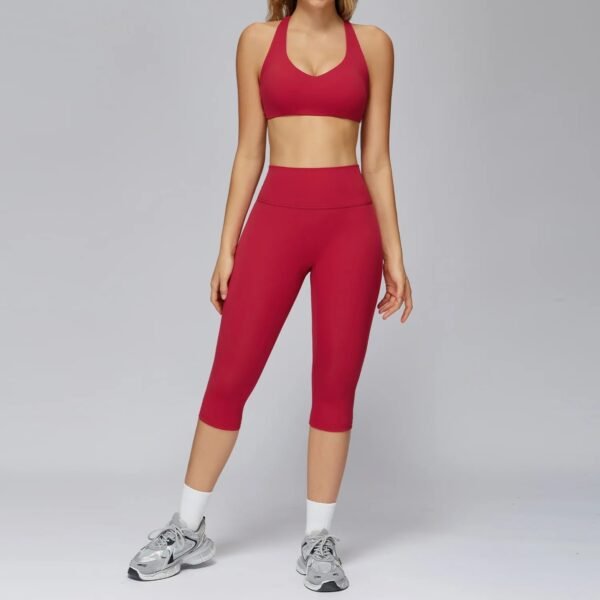 Sa6ec72baf06c4b83934b315054cafa182.jpg Women’s High-Waist Yoga Sports Set