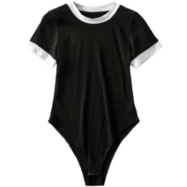 Women’s Y2K Harajuku Black Bodysuit