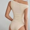 Sa71302b5dcfb448db745e25bda1ba259s.jpg Women’s One-Shoulder Ruched Bodysuit