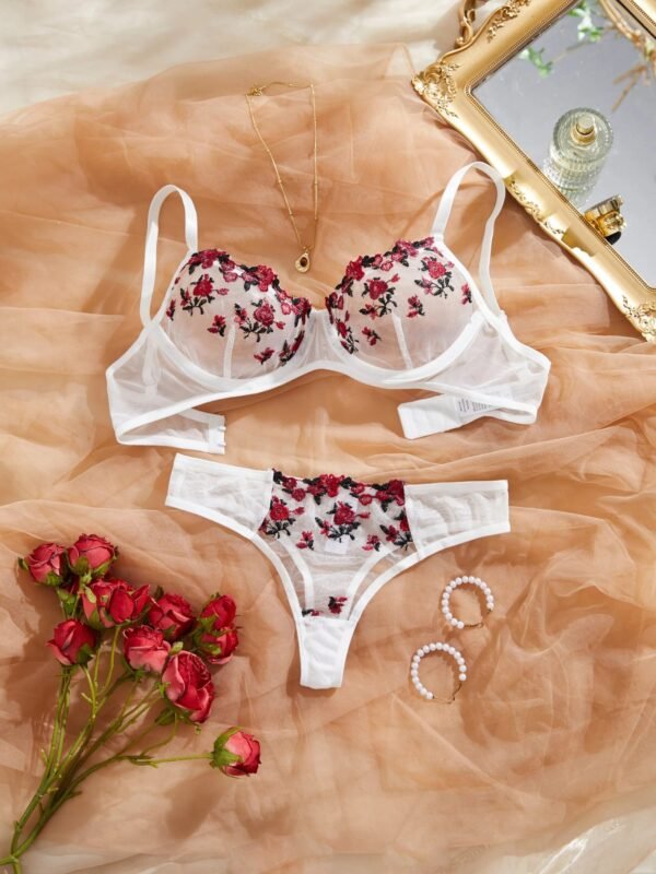 Sa7845eb68bbc452f85297e6de110fc21w-scaled-1.jpg Women’s Sheer Floral Lace Bra & Panty Set