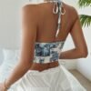 Women’s Summer Slim Cami Crop Top