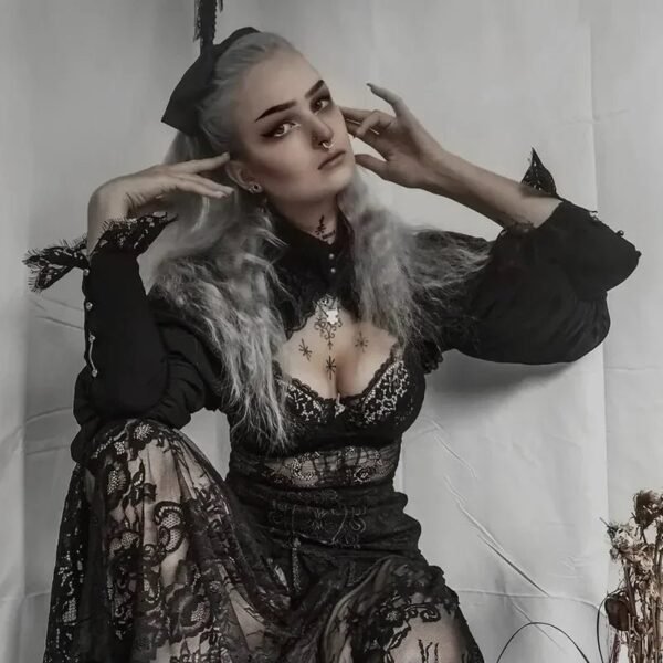 Saa486e02751d427d805efa68f2786a0cs.jpg Women’s Gothic Steampunk Lace Crop Jacket