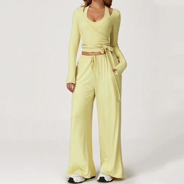 Women’s Long-Sleeve Yoga & Gym Set