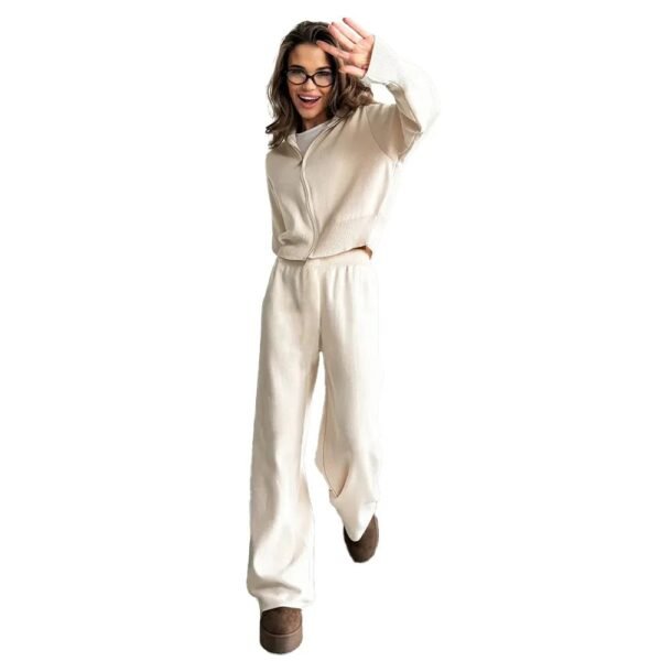 Sad7a7697a78f4a9fb97ea325b366e5970.jpg Women’s Zipper Front Knit Pants Set