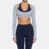 Women’s Long-Sleeve Halter Yoga Set