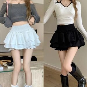 Sae633ad030ce4cc7ae4d5924e45b2450Z.jpg Women’s Y2K Balletcore Ruffle Mini Skirt