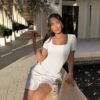 Saf374f780a204aa584ecab3136282f158.jpg Dimmkof Ribbed Tummy Control Bodysuit