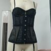 Women’s Strapless Lace Corset Top
