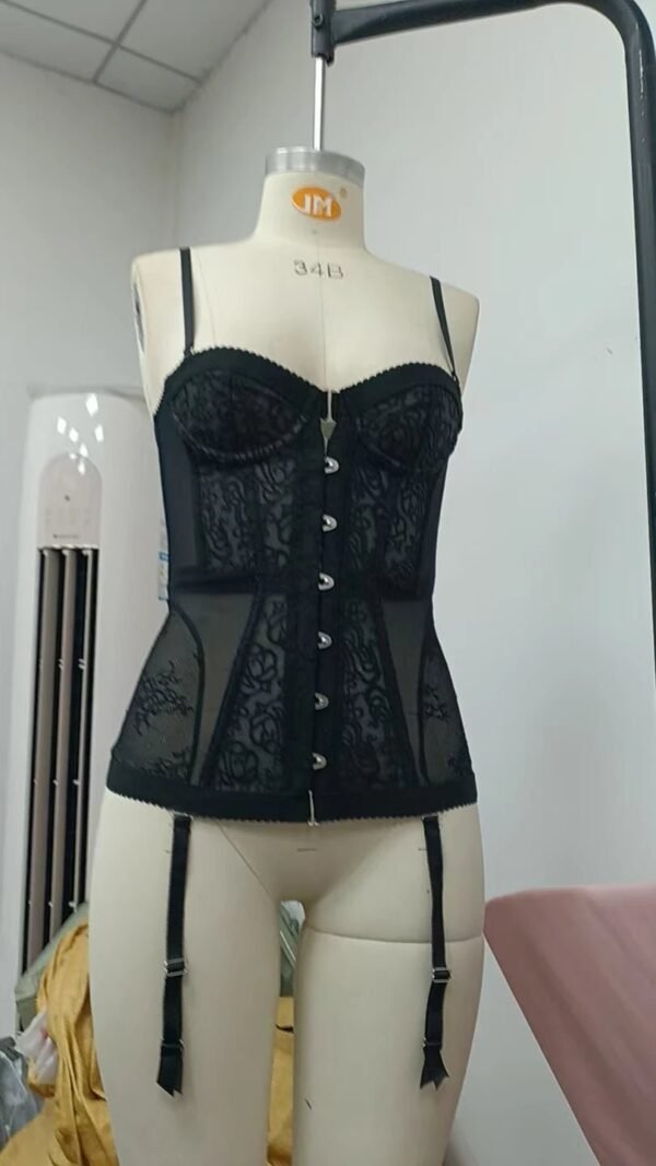 Women’s Strapless Lace Corset Top