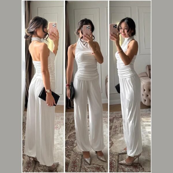 Sb00268768b93482695973ee1ddd09a59s.jpg Women’s Halter Backless Wide-Leg Set